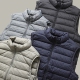 强烈推荐 外穿立领羽绒马甲背心 男士 90鸭绒 轻盈保暖不臃肿