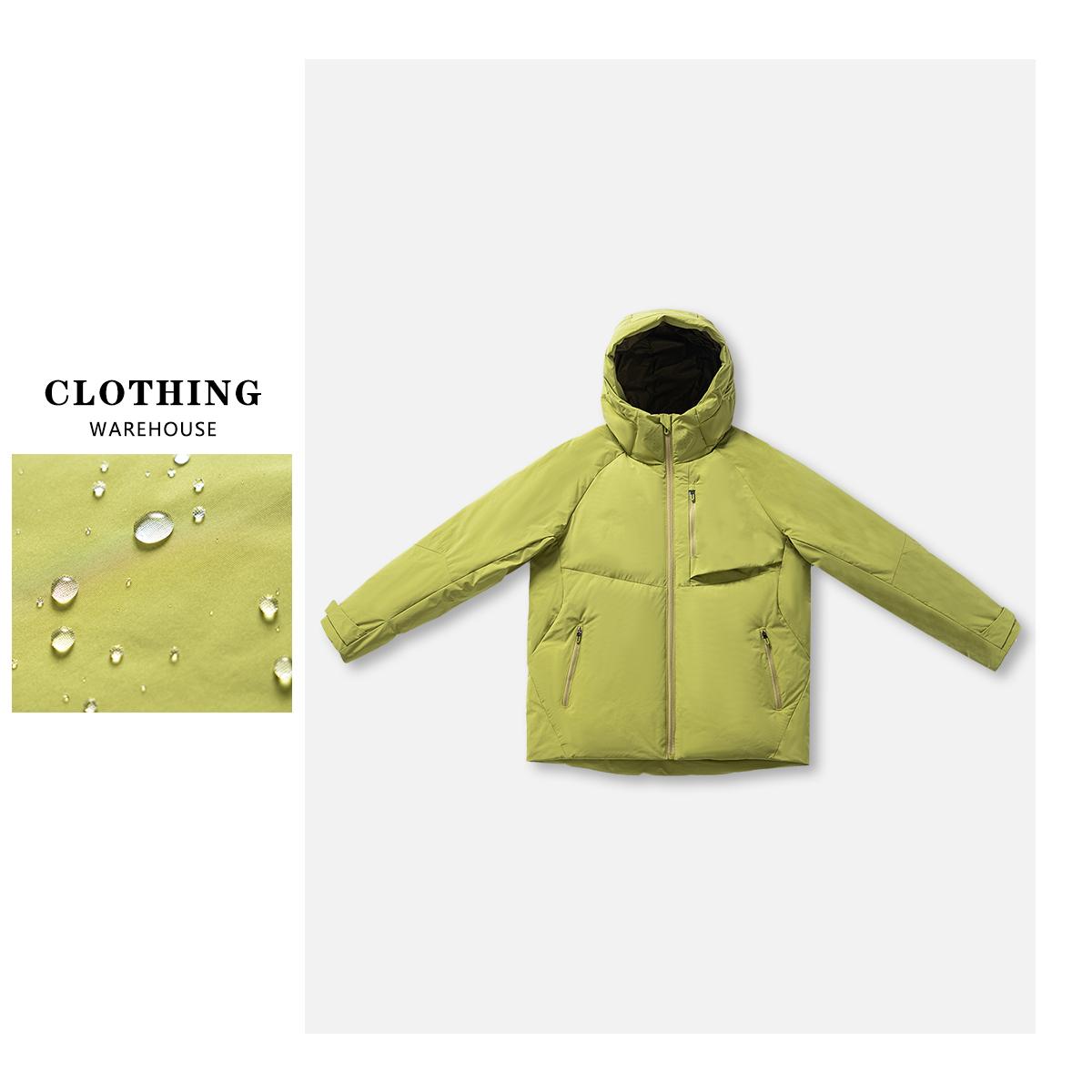 秋冬新款男士户外连帽保暖羽绒服