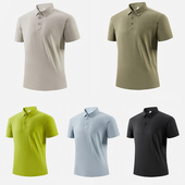 polo衫 专业级 T恤 无痕激光压胶 男短袖 透气疏孔面料 大弹力