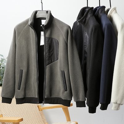 秋冬男士时尚立领加厚外套