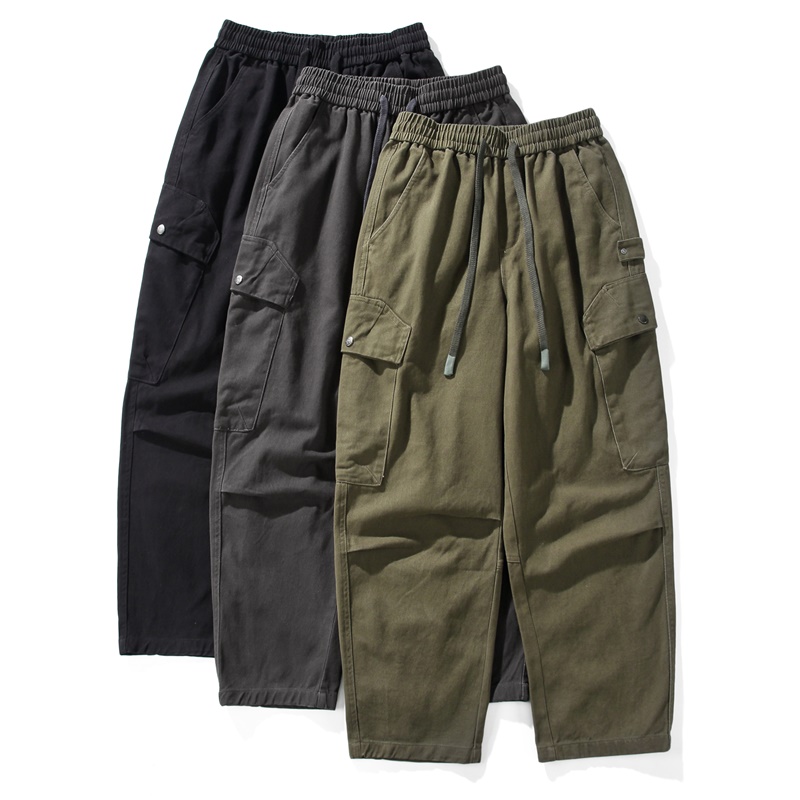 复古工装！重磅480克磨毛全棉！秋冬新款男美式休闲加厚百搭长裤