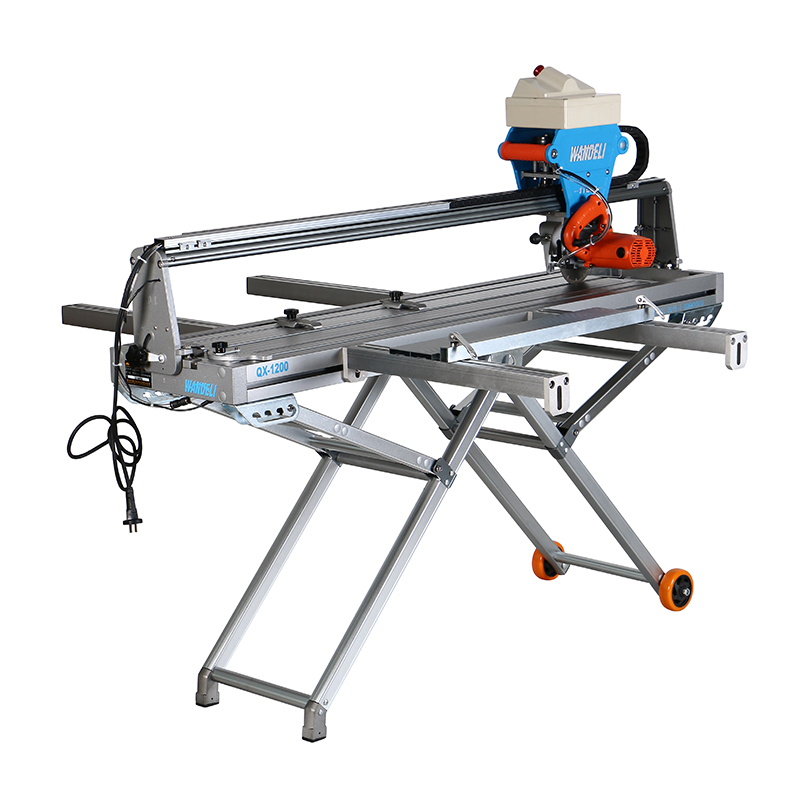 新品万德力多功能电动台式全自动瓷砖石材切割机倒角机无尘