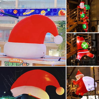 圣诞节充气圣诞老人气球大型气模
