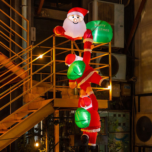 圣诞节充气圣诞老人气球大型气模