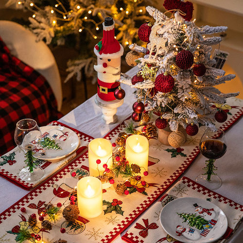 美陈套餐摇摆跳舞圣诞树老人摆件