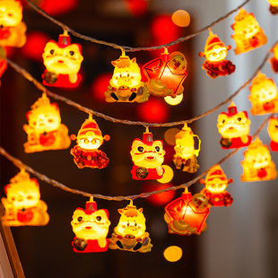 2026马年大吉新年装饰灯福字灯笼灯串灯饰春节彩灯氛围灯过年灯带