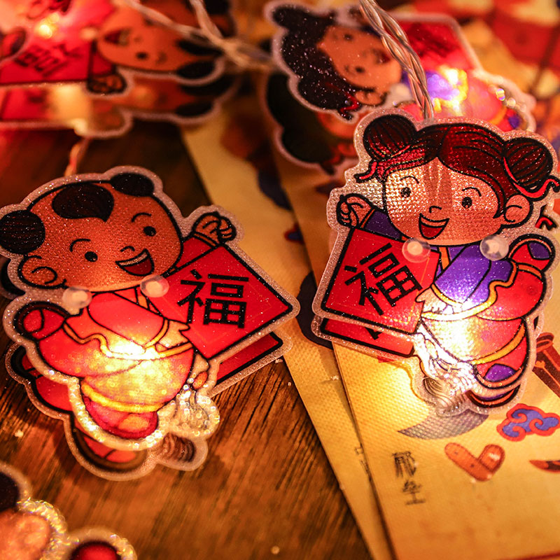 2025春节家用LED小灯笼挂饰