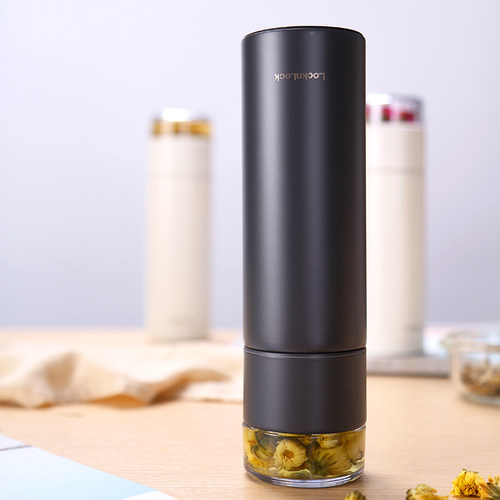 乐扣不锈钢随身茶水分离保温杯