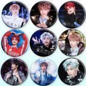 新款 梓渝演唱会周边diy镭射吧唧粉丝应援徽章挂件物料同学礼物