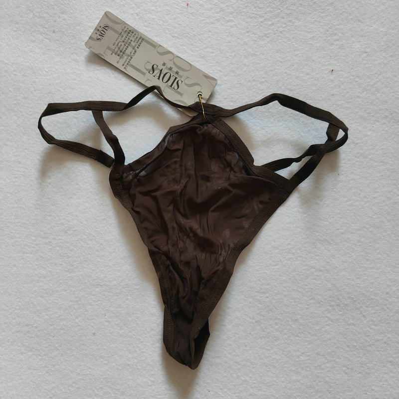 【4条包邮】她喜爱2901网纱性感亮钻女生t裤内裤