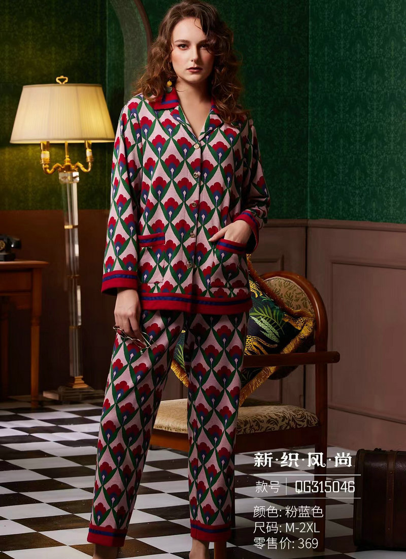 亲亲吾衣女100棉睡衣家居服