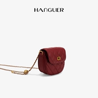 Модная бордовая цепь, небольшая сумка, сумка через плечо, на цепочке, коллекция 2023