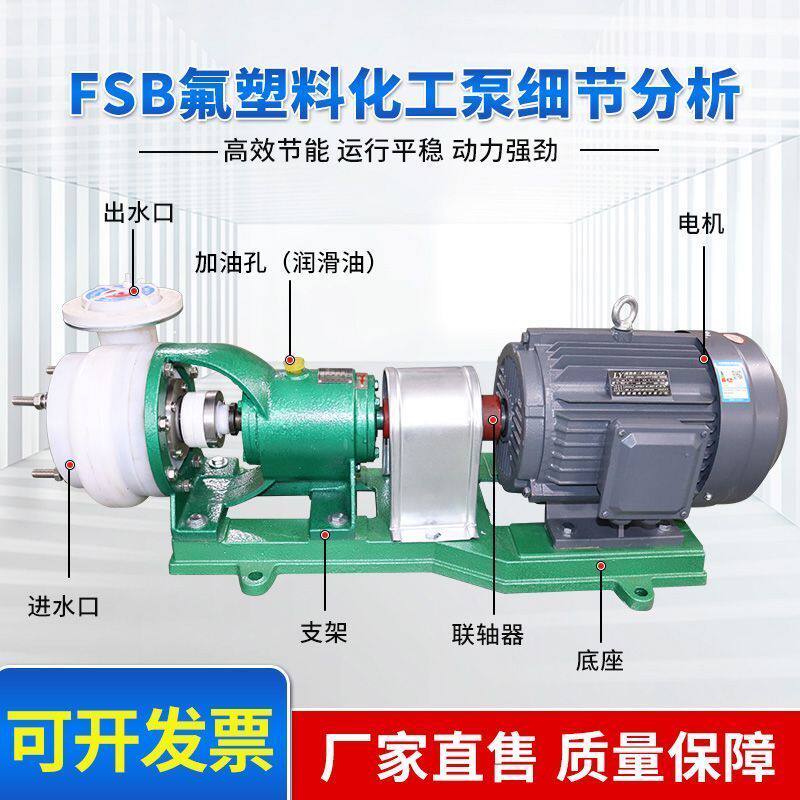 德国品质FSB氟塑料合金离心泵耐腐蚀工程塑料化工泵 耐酸碱自吸防