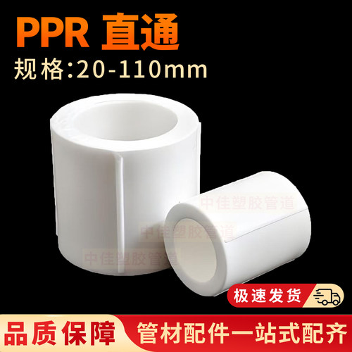 热熔接头20PPR4分白色