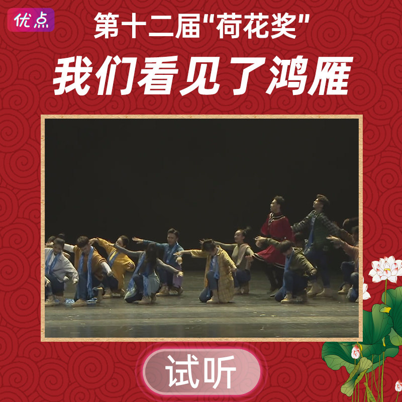 《我们看见了鸿雁》舞蹈伴奏音乐第十二届中国舞蹈荷花奖mp3音频