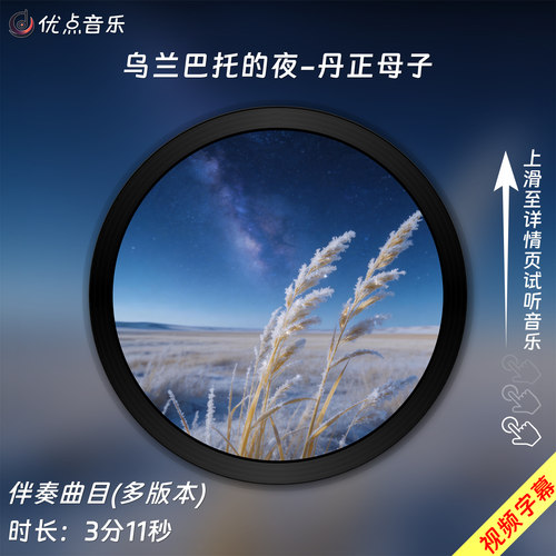 乌兰巴托的夜-丹正母子伴奏音乐