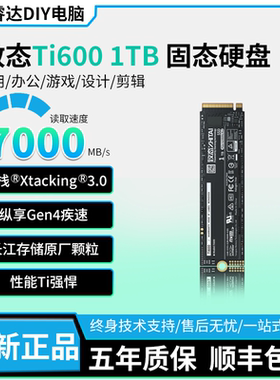 致态Ti600 1TB固态硬盘PCIe4.0 NVMe原厂颗粒五年质保