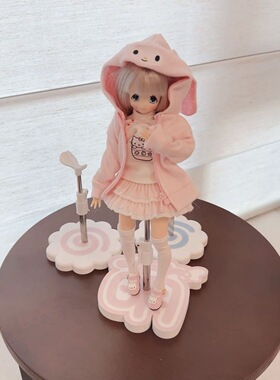 高颜值超模bjd支架配件辅助站立架草莓四叶草娃娃支撑架6分8分