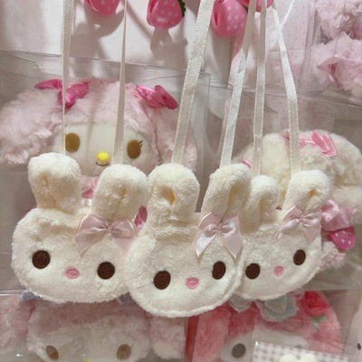 复刻mezzopiano 钢琴兔可爱小兔子挂脖包