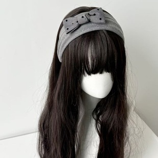 梦游小猫/可爱波点萌系布艺发箍KT甜美发卡少女日系卡通发饰头饰