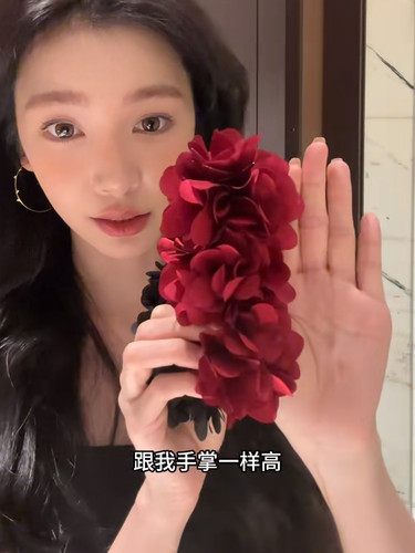 易梦玲同款超大香蕉夹花花抓夹