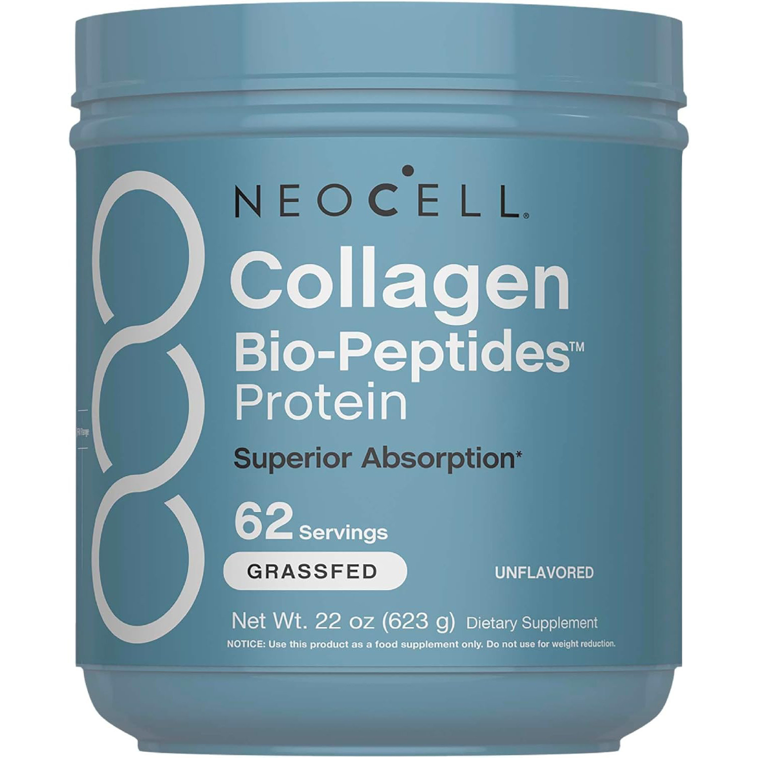美国洛杉矶直邮 NeoCell胶原蛋白生物肽粉头发皮肤指甲吸收氨基酸