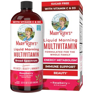 美国洛杉矶直邮MaryRuth's Organics每日多种维生素补充剂ACDEB12