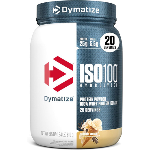 美国洛杉矶直邮Dymatize ISO100 乳清蛋白粉美味香草高品质蛋白质