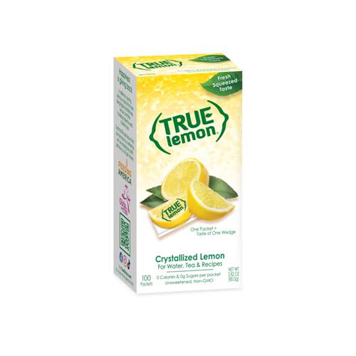 美国洛杉矶直邮TRUE LEMON 0卡路里饮料混合用于水无糖柠檬调味粉