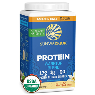 美国洛杉矶直邮Sunwarrior纯素有机植物蛋白粉非转基因大豆多规格