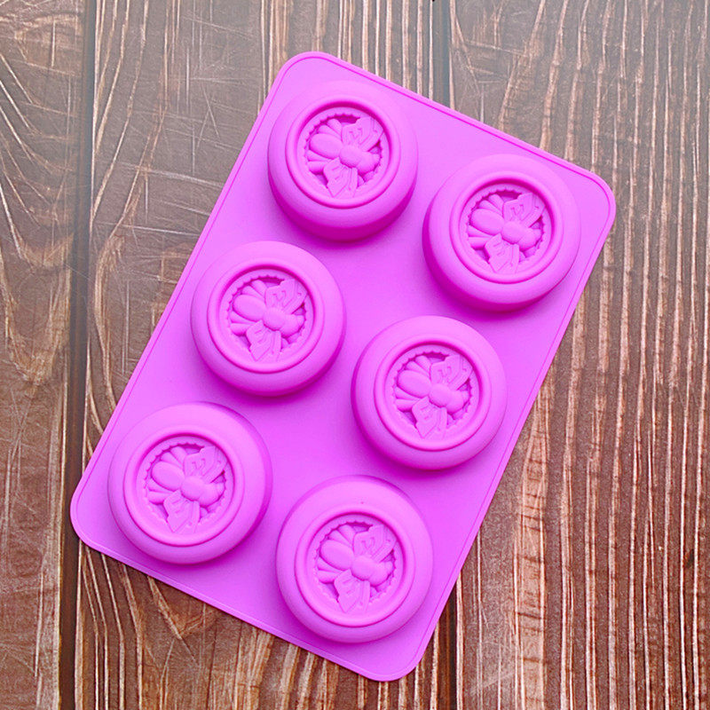 手工皂模型磨具圆形皂模硅胶模具