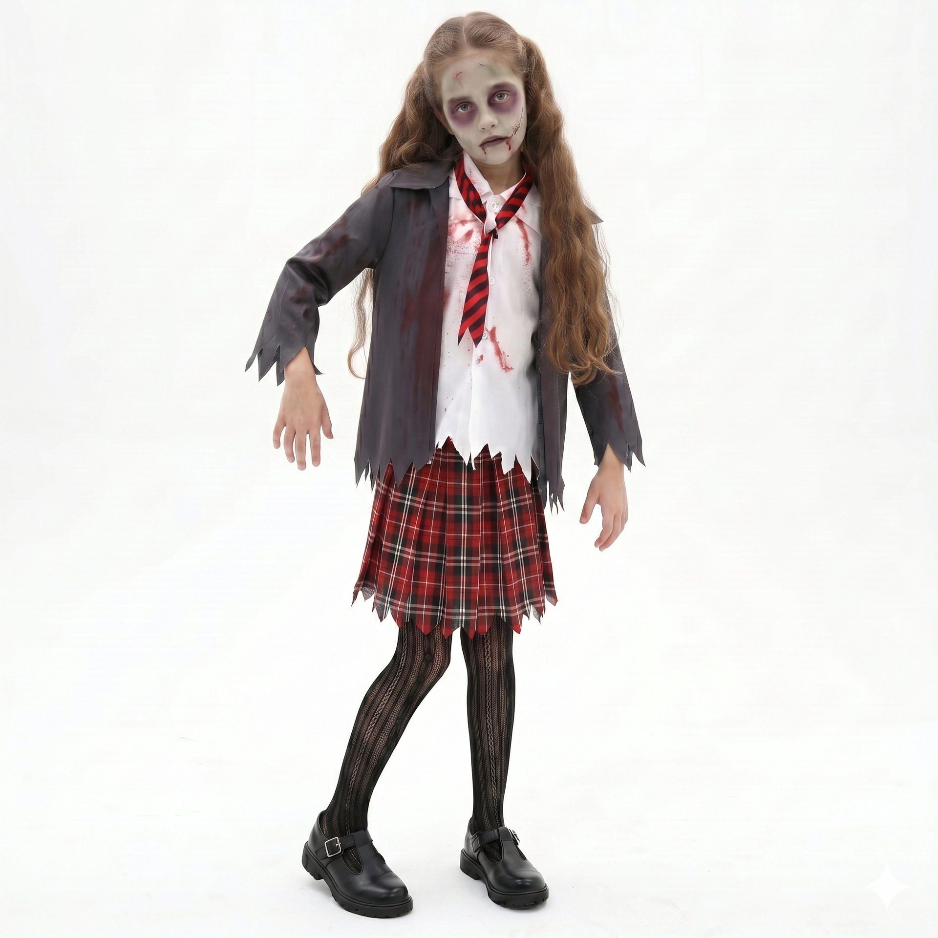 丧尸cosplay服女童僵尸学生JK裙