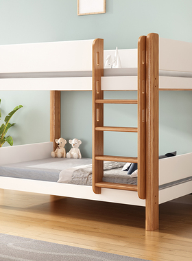 加粗加厚实木床上下铺木床双层床学生宿舍上下床同宽子母床高低床