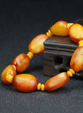 拍卖捡漏一元起拍新疆和田玉籽石随型手串带证书假必赔