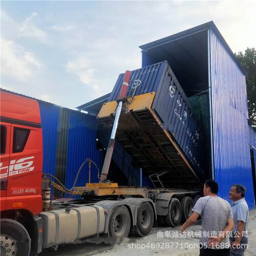 20尺集装箱拆箱卸灰机无粉尘泄漏大输送量水泥粉卸集装箱设备