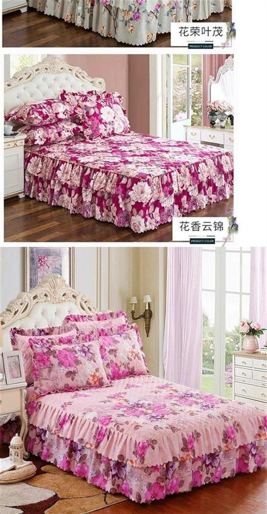 8m2 mét cotton trải giường bảo vệ duy nhất mảnh đôi giường đôi loại 1.5 1. bông cộng với bông đệm bông trải giường - Trang bị tấm ga trải giường spa đẹp