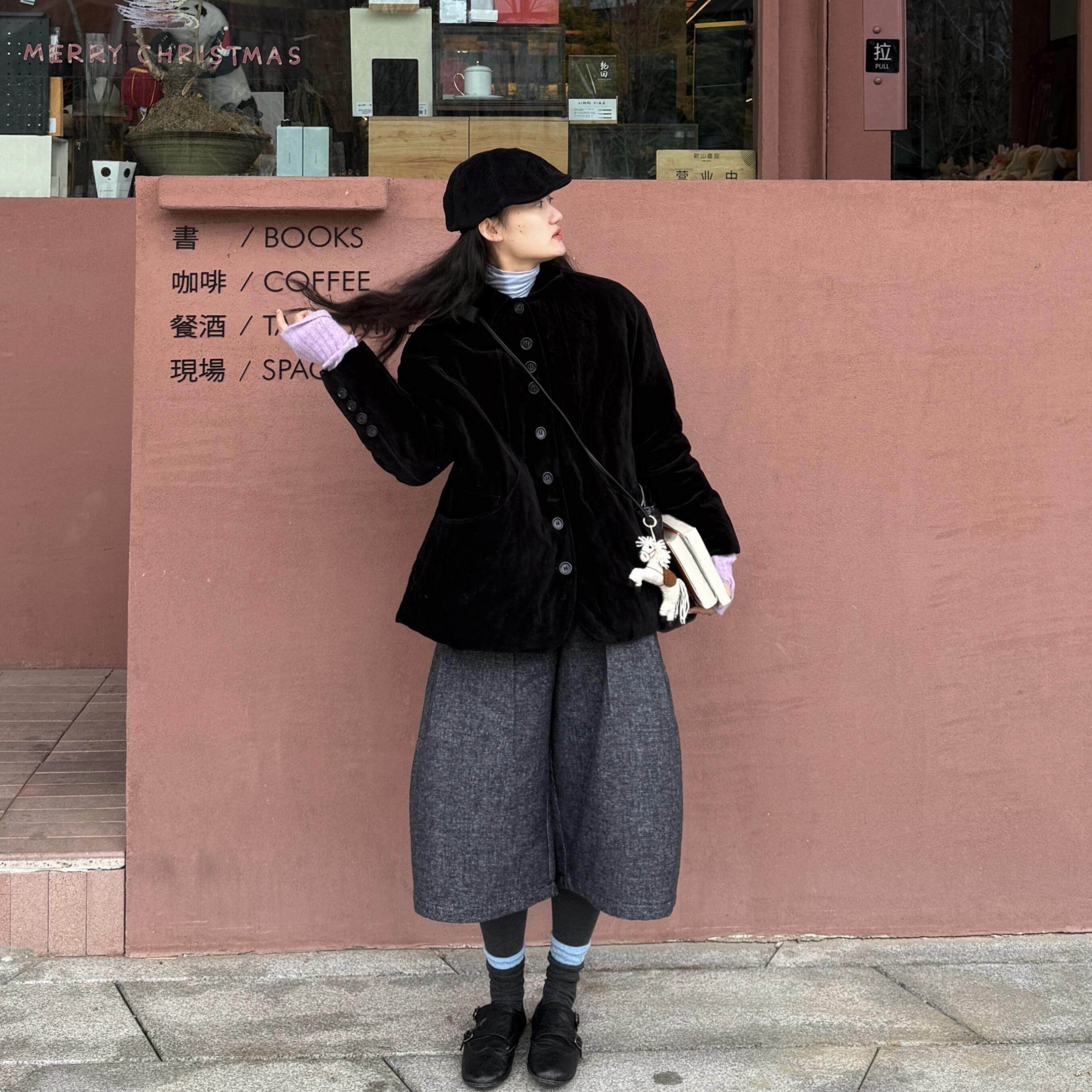 日系复古百搭灰毛呢中裤女秋冬新款松紧腰宽松显瘦时髦西装五分裤,女装/女士精品,休闲裤,淘宝优惠券,粉丝福利购,淘宝优惠卷