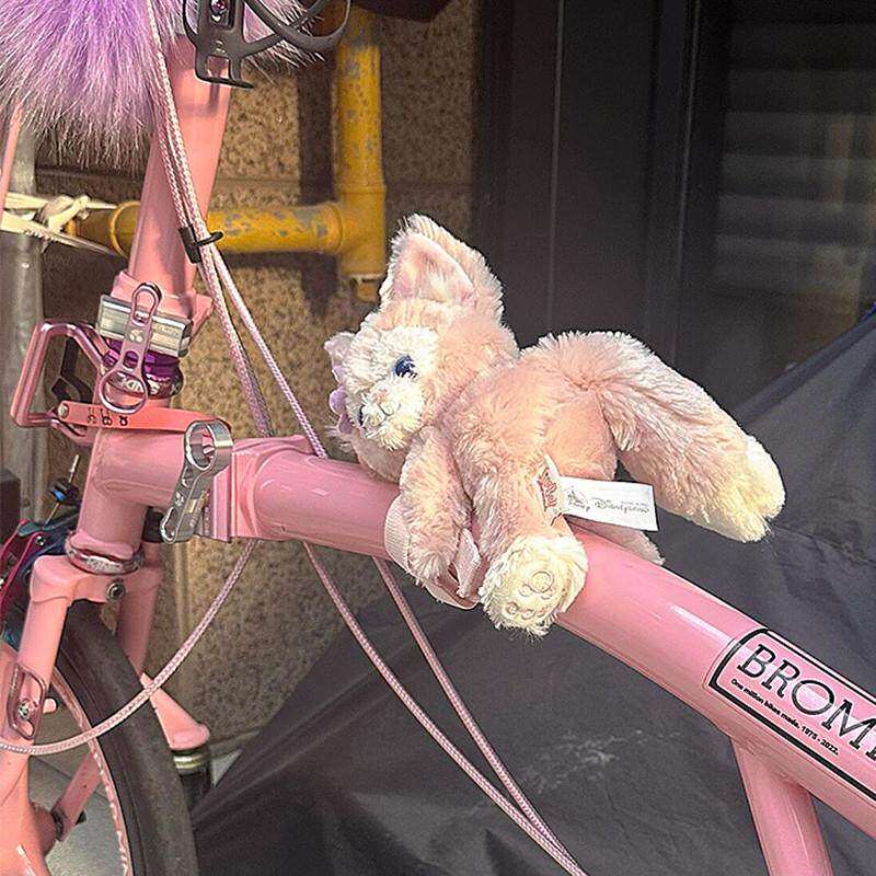 玲娜贝儿小布自行车装饰小配件改装趴趴玩偶骑行装备配饰BROMPTON
