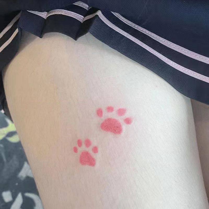 ins多巴胺猫爪肉垫纹身贴卡通图案持久防水彩色纹身贴可洗学生女,家居饰品,其他贴饰,淘宝优惠券,粉丝福利购,淘宝优惠卷