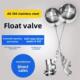 304不锈钢可调节弯头浮球阀 全自动开关水位控制器水塔水箱4分6分