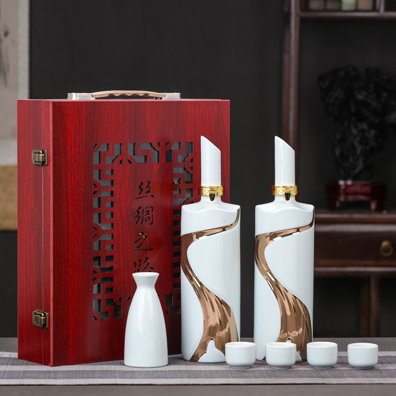 陶瓷空瓶子仿古密封白酒壶