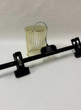 primark Dunnes C&A裤夹PK36裤架36CM铁钩出口防滑外贸裤架黑色