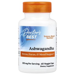 美国Doctor s Best ashwagandha南非醉茄 Sensoril 125mg60粒素食