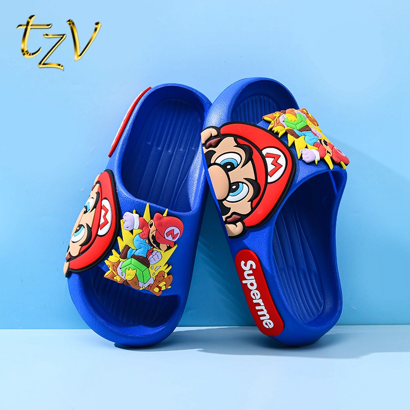 儿童拖鞋新款秋冬男童凉拖鞋室内防滑居家洗澡防臭宝宝卡通一字拖