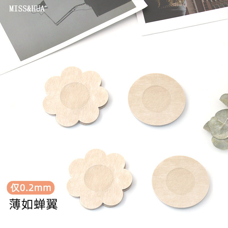 一次性无纺布乳贴薄款防凸点夏季无痕透气隐形胸贴女大小胸抹胸