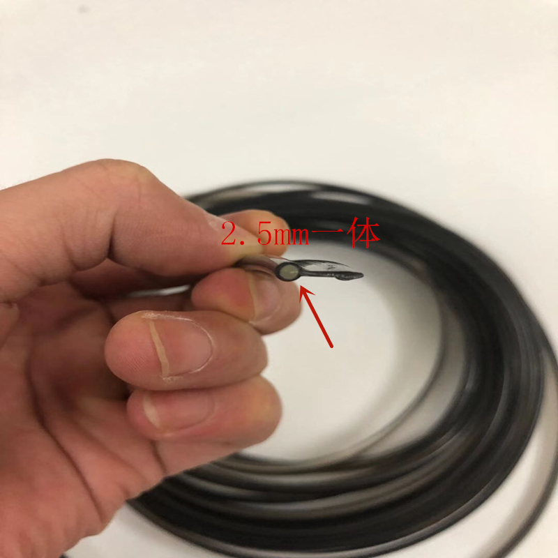 汽车冷光线灯带2.5MM一体光纤