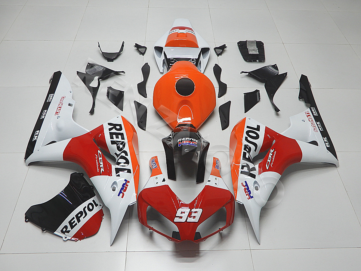 适用于本田CBR1000RR 06-07年 改装全板喷漆外壳 全车导流罩定制