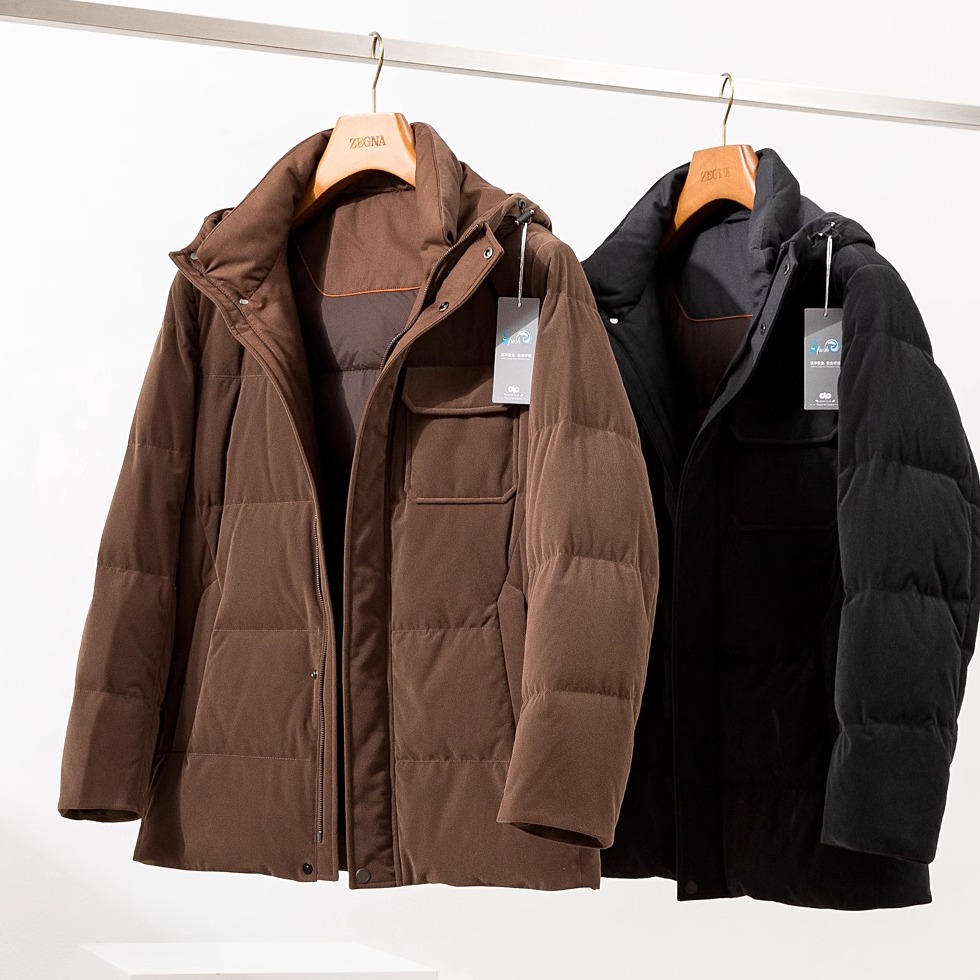 商务休闲柔软保暖干爽羽绒服外套