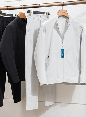 王簰面料 轻如空气东丽Primeflex春夏男超轻透气极简商务运动夹克