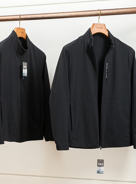 x P*rshe德系简奢春秋男士高端商务休闲立领夹克男运动立领外套男